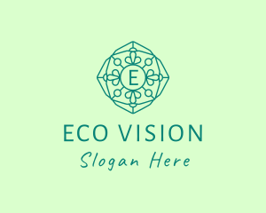 Eco Mosaic Window logo design