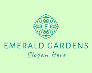 Eco Mosaic Window logo design