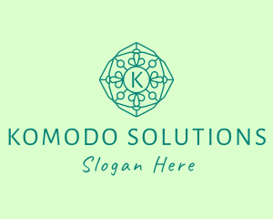 Eco Mosaic Window logo design