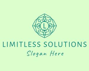 Eco Mosaic Window logo design