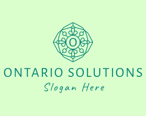 Eco Mosaic Window logo design