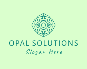 Eco Mosaic Window logo design