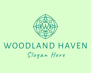 Eco Mosaic Window logo design