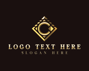 Elegant - Luxury Diamond Letter C logo design