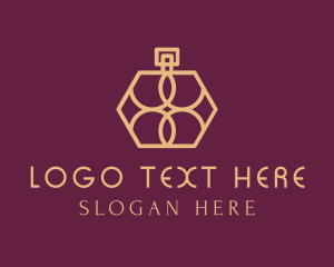 Golden - Gold Deluxe Parfum logo design