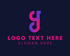 Gradient Business Letter G logo design
