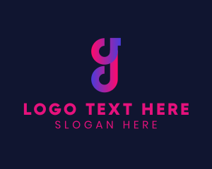 Gradient Business Letter G logo design