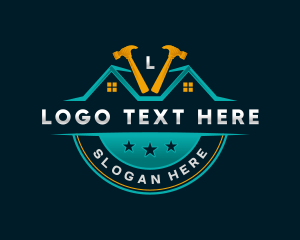 Handyman - Carpentry Hammer Handyman logo design