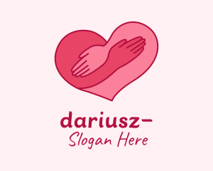 Dating Heart Hug Logo