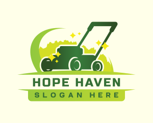 Lawn Care - Lawn Mower Landscaping logo design