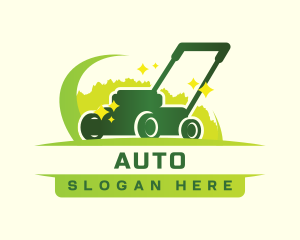 Lawn Mower Landscaping logo design