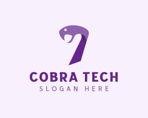 Cobra - Snake Cobra Number 7 logo design