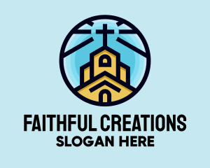 Faith - Catholic Christian Church logo design