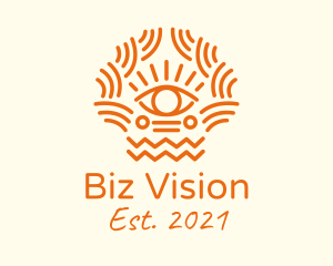 Tribal Eye Pattern  logo design