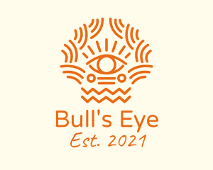 Tribal Eye Pattern  logo design