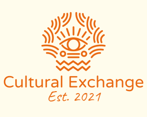 Culture - Tribal Eye Pattern logo design