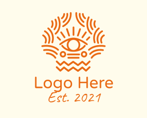 Pattern - Tribal Eye Pattern logo design