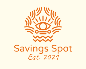 Tribal Eye Pattern  logo design