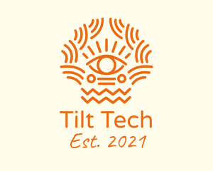 Tribal Eye Pattern  logo design