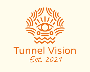 Tribal Eye Pattern  logo design