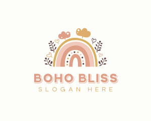 Boho - Boho Rainbow Nursery logo design