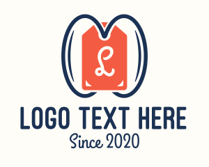 Scream - Price Tag Lettermark logo design