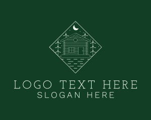 Trip - Night Cabin Residence logo design