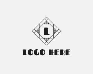 Geometric Art Deco Logo