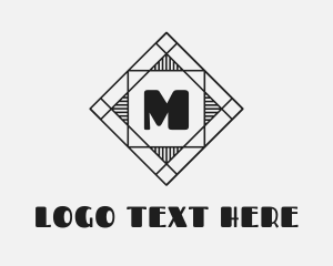 Art Deco - Vintage Art Deco Letter logo design
