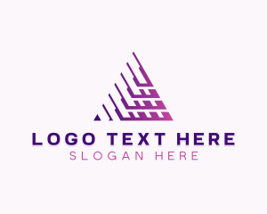 Developer - Pyramid Developer Tech logo design