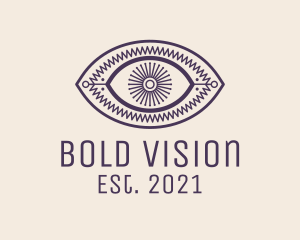 Aesthetic Tarot Eye logo design