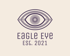 Aesthetic Tarot Eye logo design