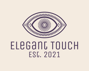 Aesthetic Tarot Eye logo design