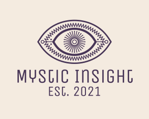 Tarot - Aesthetic Tarot Eye logo design