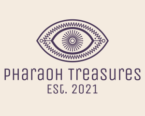 Aesthetic Tarot Eye logo design