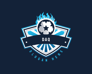 Soccer Football Star Logo