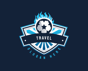 Soccer Football Star logo design