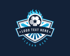 Soccer Football Star Logo