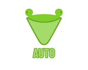 Swamp - Abstract Green Frog Cone logo design