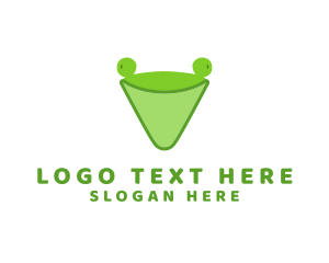 Frog - Toad Frog Cone logo design