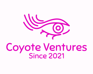 Pink Eye Outline logo design