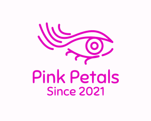 Pink - Pink Eye Outline logo design