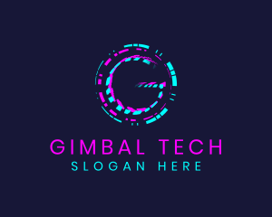 Tech Business Letter G logo design