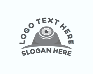 Vlogger - Camera Lens Photography logo design