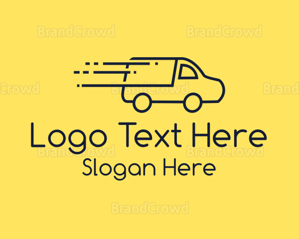 Fast Pickup Truck Logo