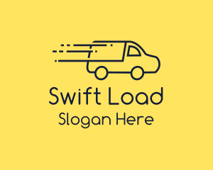 Fast Pickup Truck logo design