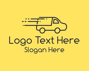 Fast Pickup Truck Logo