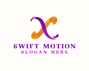Swoosh - Feminine Swoosh Dancing logo design