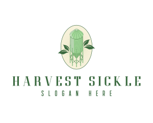 Agriculture Silo Farm logo design