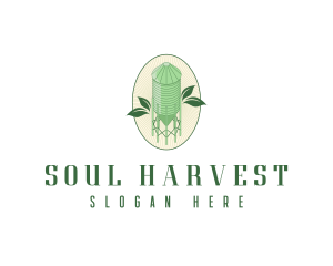 Agriculture Silo Farm logo design